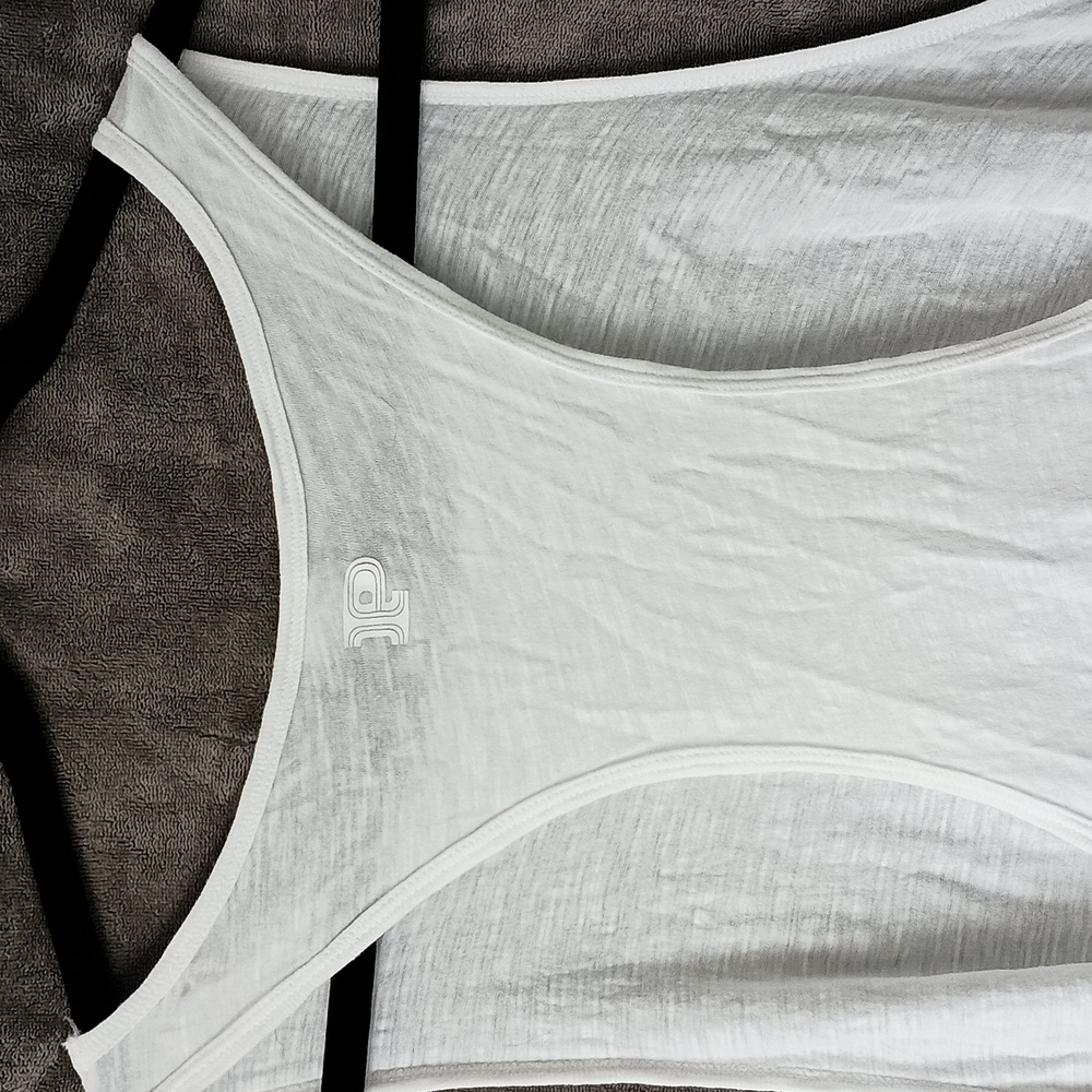 PINK White Racer Back Tank Top XXL - Picture 6 of 7